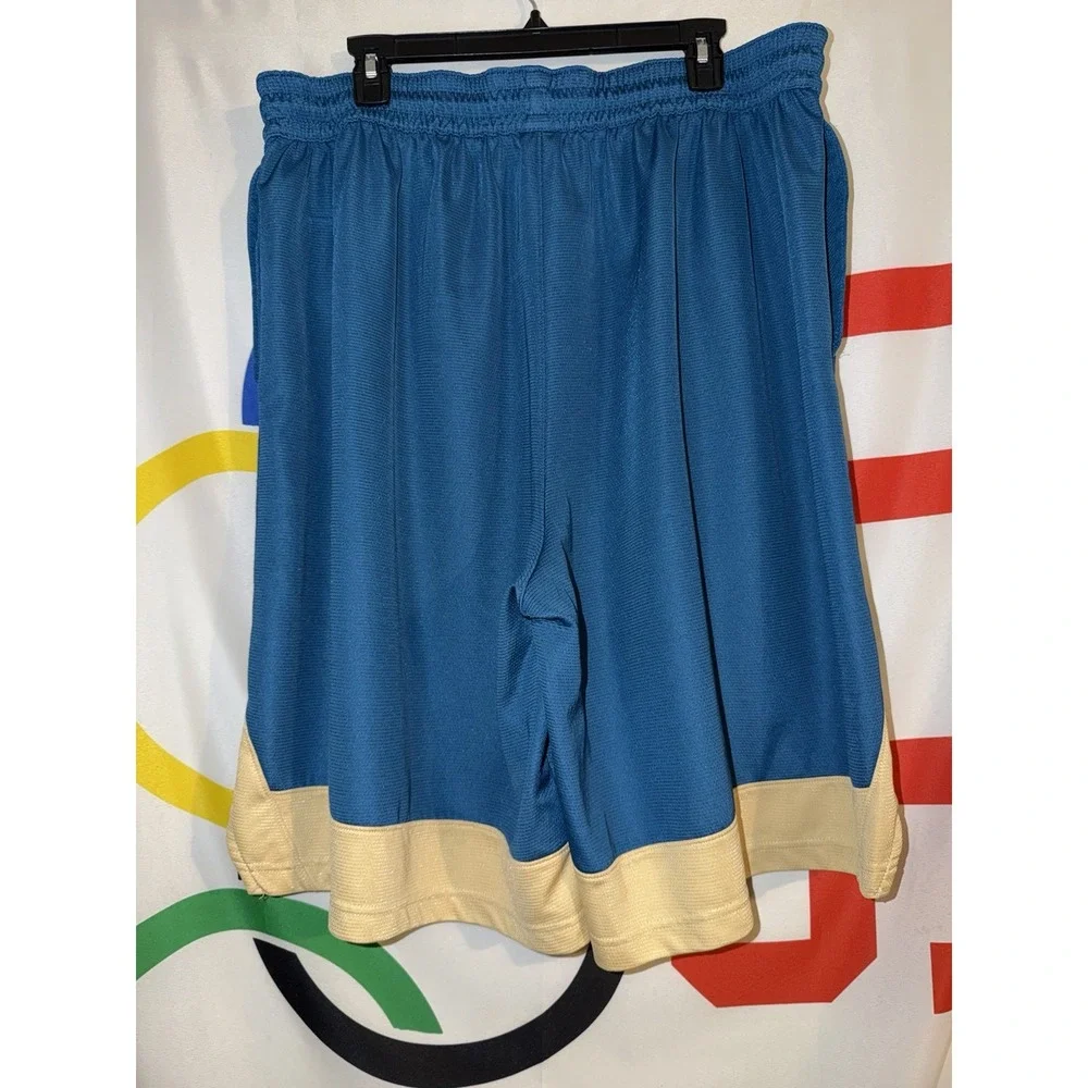Nike Dri Fit Shorts Mens 4XL Baggy Blue Drawstring Pockets